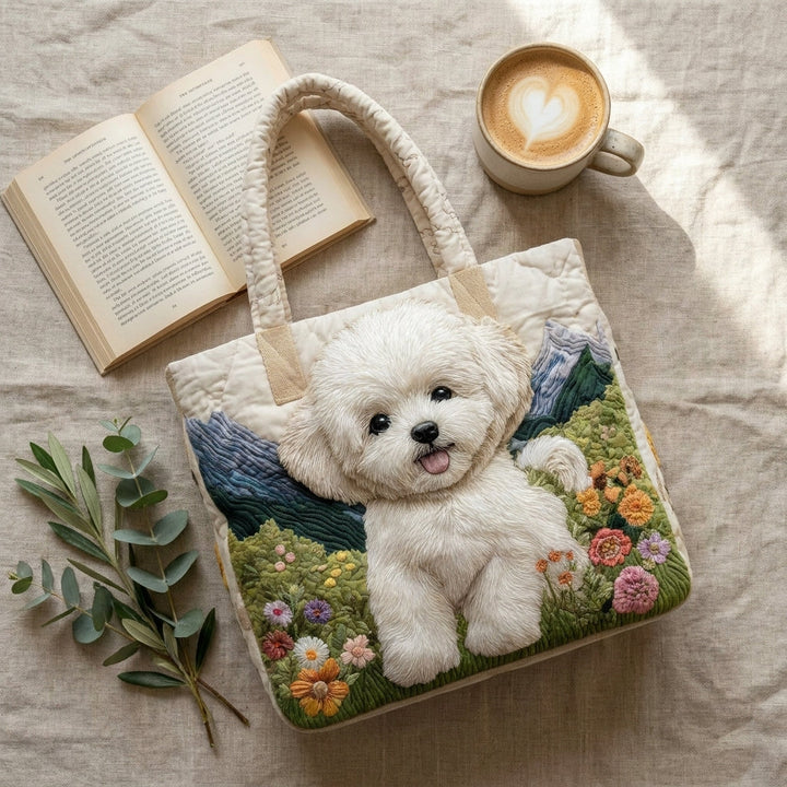 Artisan Quilted Bag - Enchanted Dog — styled