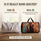 Enchanted Cats Trio Quilted Duffle Bag 3