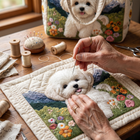 Artisan Quilted Bag - Enchanted Dog 8
