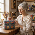 Breeze Catcher Quilted Makeup Bag 6