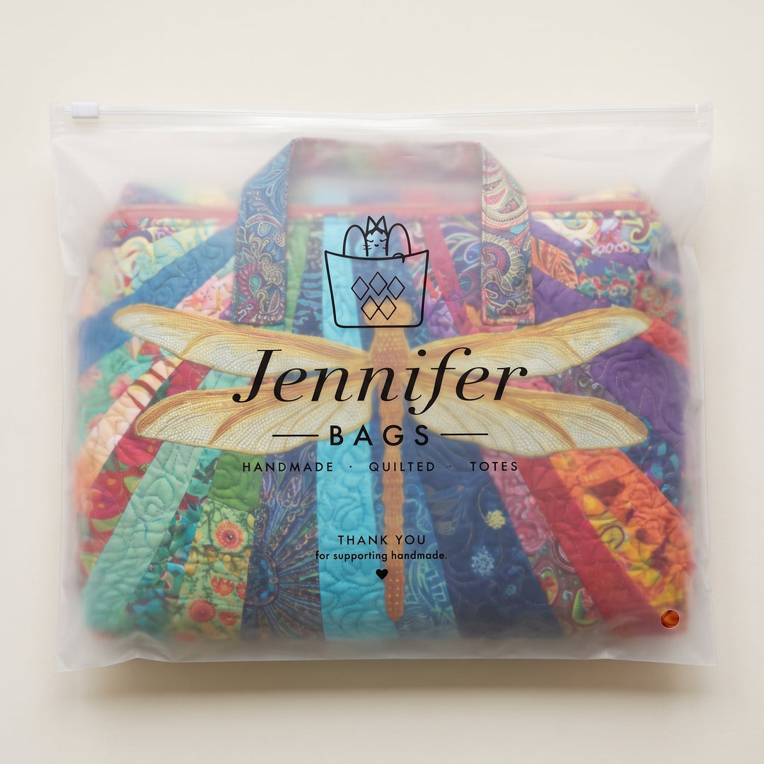 Airborne Bloom Quilted Duffle Bag — packaged in its Jennifer Bags pouch