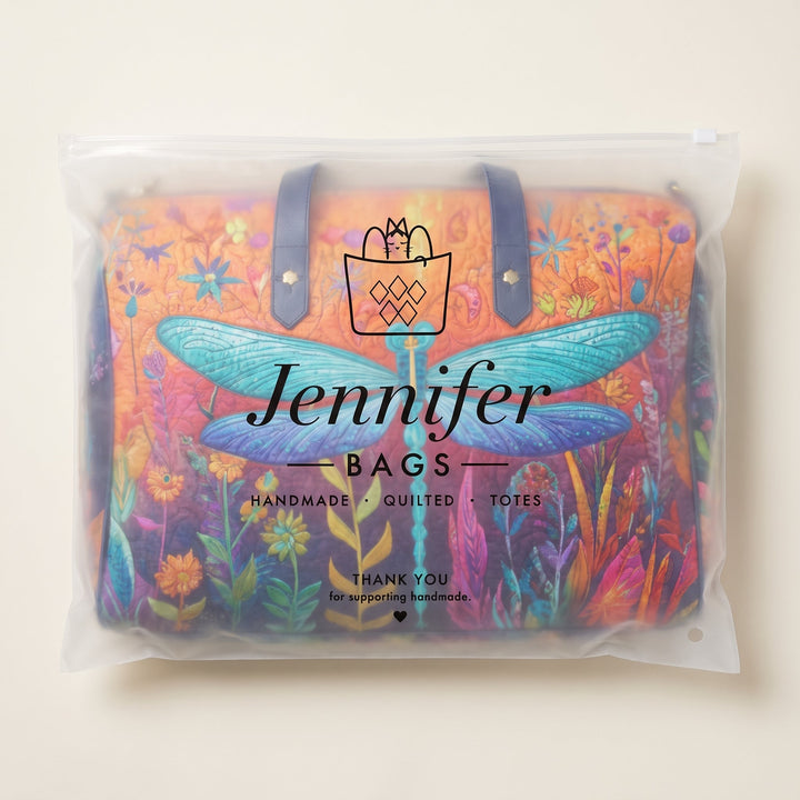 Flit and Fly Quilted Duffle Bag — packaged in its Jennifer Bags pouch