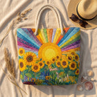 Beach Bag - Rainbow Sun 3