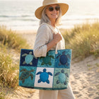 Beach Bag - Blue Turtle 2